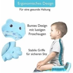 GTA Baby Toilet Reducer, Toilet Seat For Boys And Girls, Toilet Seat Cushion With Handle And Backrest, Adapter For Toddler Toilet (Pink) -Bathroom Supplies Store 85324036 2