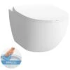 Vitra SENTO RIM-EX Compact Rimless Toilet Bowl Only, 49.5cm (7747-003-0075) 1 Vitra SENTO RIM-EX Compact Rimless Toilet Bowl Only, 49.5cm (7747-003-0075) -Bathroom Supplies Store 85481441 1