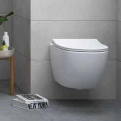 Vitra SENTO RIM-EX Compact Rimless Toilet Bowl Only, 49.5cm (7747-003-0075) -Bathroom Supplies Store 85481441 3