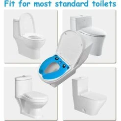 Blue Baby Foldable Toilet Reducer Child Seat Reducer Toilet Travel Folding Travel Potty Seat For Children Baby, BR-Vie 11 Blue Baby Foldable Toilet Reducer Child Seat Reducer Toilet Travel Folding Travel Potty Seat For Children Baby, BR-Vie -Bathroom Supplies Store 85877786 5