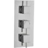 Cole Triple Concealed Valve Square With 3 Way Diverter (Triple Outlet) 1 Cole Triple Concealed Valve Square With 3 Way Diverter (Triple Outlet) -Bathroom Supplies Store 86061931 1