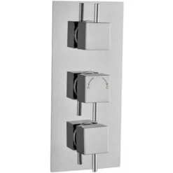 Cole Triple Concealed Valve Square With 3 Way Diverter (Triple Outlet)