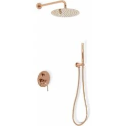 Concealed Shower Set Rea Lungo Rose Gold + Box -Bathroom Supplies Store 87084302 5