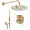 Concealed Shower Set Rea Lungo Gold + Box -Bathroom Supplies Store 87084318 1