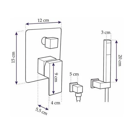 Shower Faucet Rea Rainforce 6 Shower Faucet Rea Rainforce - Image 4