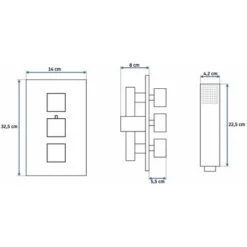 Shower Faucet Rea Brito 7 Shower Faucet Rea Brito -Bathroom Supplies Store 87084342 3