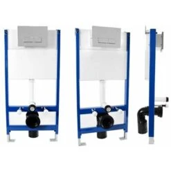 Concealed Cistern Frame And Plate F Gold -Bathroom Supplies Store 87084613 4