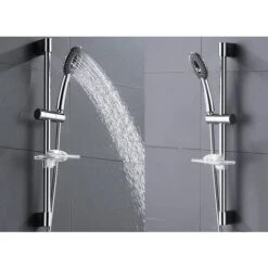 Handheld Shower Head Holder 01 Black -Bathroom Supplies Store 87084683 5
