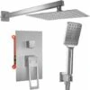 Concealed Shower Set Rea Parker Brush Nickel + Box 1 Concealed Shower Set Rea Parker Brush Nickel + Box -Bathroom Supplies Store 87084820 1