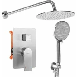 Concealed Shower Set Rea Verso Brush Nickel + Box