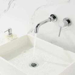 Concealed Basin Faucet Rea Lungo Long Chrome + Box -Bathroom Supplies Store 87085054 4