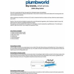 Flo-Force Elite Macerator Lifting Station Waste Pump 2 Inlets Basin Shower Bath -Bathroom Supplies Store 8755448 5