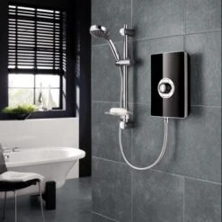 Triton Aspirante 9.5kW Electric Shower Modern Black Gloss 5 Spray -Bathroom Supplies Store 8755466 4