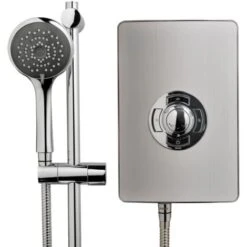 Triton Aspirante Electric Shower - Brushed Steel 9.5kW -Bathroom Supplies Store 8755468 3