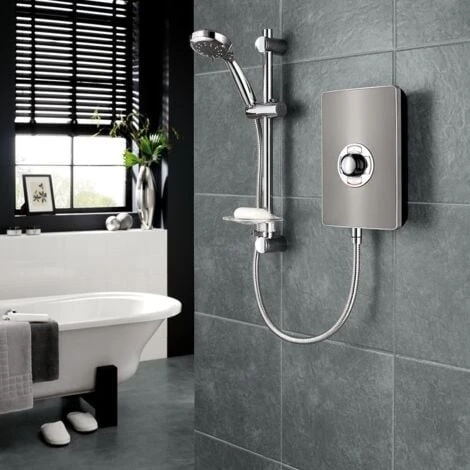Triton Aspirante Electric Shower - Gun Metal 9.5kW 3 Triton Aspirante Electric Shower - Gun Metal 9.5kW