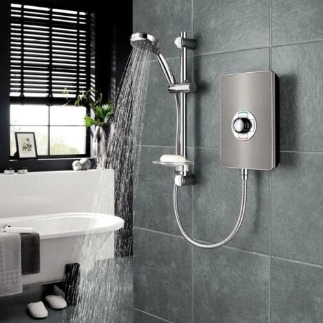 Triton Aspirante Electric Shower - Gun Metal 9.5kW 4 Triton Aspirante Electric Shower - Gun Metal 9.5kW - Image 2