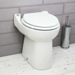 Saniflo Sanicompact Back To Wall Toilet Built-in Macerator Pump