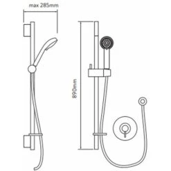 Aqualisa Siren SL Concealed Mixer Shower Chrome - SRN001CA -Bathroom Supplies Store 8755637 5