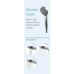 Aqualisa Midas 220 Exposed Mixer Shower - MD220S -Bathroom Supplies Store 8755896 4
