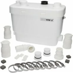 Saniflo Sanivite+ Kitchen And Utility Macerator Pump - 6004 -Bathroom Supplies Store 8756030 3