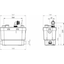 Saniflo Sanivite+ Kitchen And Utility Macerator Pump - 6004 -Bathroom Supplies Store 8756030 4
