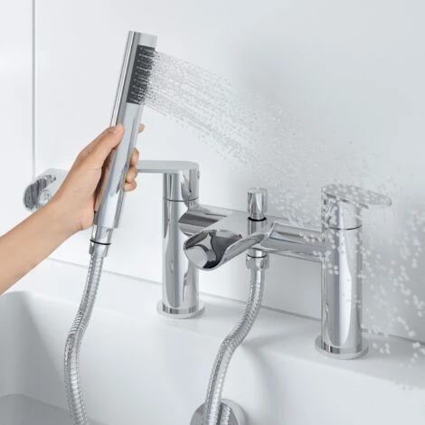 Architeckt Edsberg Bath Shower Mixer Waterfall Tap 4 Architeckt Edsberg Bath Shower Mixer Waterfall Tap - Image 2