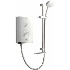 Mira Sport Multi-Fit Electric Shower 9.0kW White & Chrome -Bathroom Supplies Store 8756472 3