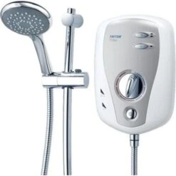 Triton T100xr Electric Shower 8.5kW White & Chrome -Bathroom Supplies Store 8756690 3