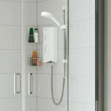 Mira Sport Electric Shower 7.5kW White & Chrome 4 Mira Sport Electric Shower 7.5kW White & Chrome - Image 2