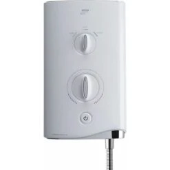 Mira Sport Thermostatic Electric Shower 9.8kW White & Chrome -Bathroom Supplies Store 8756819 3