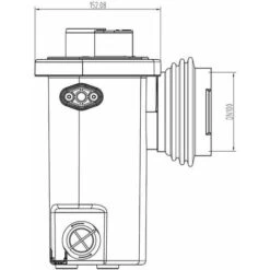 Flo-Force Max Domestic Sanitary Macerator Waste Pump White -Bathroom Supplies Store 8756860 3