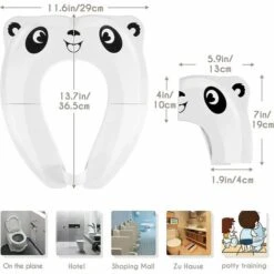 Baby Toilet Pressure Reducer WC Toilet Training Seat Baby Child Non-slip Round And Oval Toilet -Bathroom Supplies Store 87599076 3