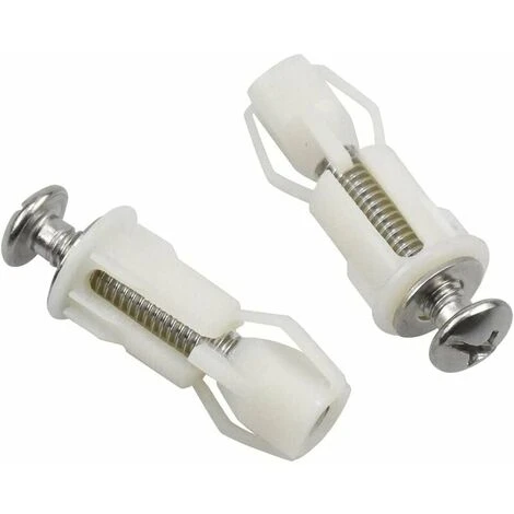 Toilet Seat Cover Screws Easy Install Toilet Seat Fixings, 2 Pieces 5 Toilet Seat Cover Screws Easy Install Toilet Seat Fixings, 2 Pieces - Image 3