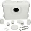 Flo-Force Ultra Sanitary Macerator Bath Sink Shower Waste Pump White 3 Inlets -Bathroom Supplies Store 8828623 1