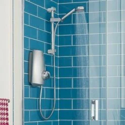 Aqualisa Aquastream Thermostatic Power Shower Satin Chrome -Bathroom Supplies Store 8828627 3