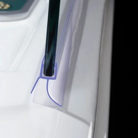 SKY Bath Shower Screen Door Seal Strip For 8mm Glass Thickness 18mm Seals Gap (Type 2) 4 SKY Bath Shower Screen Door Seal Strip For 8mm Glass Thickness 18mm Seals Gap (Type 2) - Image 2