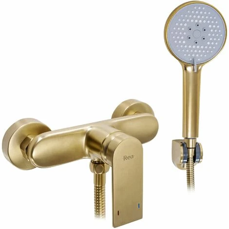 Shower Faucet Rea Verso Gold 3 Shower Faucet Rea Verso Gold