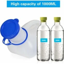 Unisex Potty Urinals For Car, Urine Bottles For Men And Women, Portable Pee Bottle, With A Lid And Funnel -Bathroom Supplies Store 90738567 3