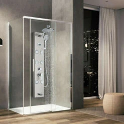 Cascade Shower Panel With Hydro-Massage Shower Panel System With Shower Jet