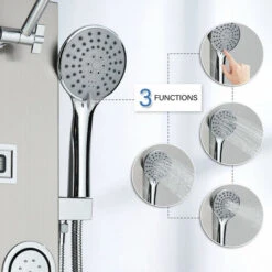 Cascade Shower Panel With Hydro-Massage Shower Panel System With Shower Jet -Bathroom Supplies Store 92849011 3