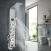 Large Hydromassage Shower Anel LED Shower System With Large LCD Screen -Bathroom Supplies Store 92849017 1