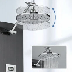 Shower Column Multifunctional Shower System Massaging Nozzles Shower Panel For Bathroom With Adjustable Rain Shower Head -Bathroom Supplies Store 92852232 3