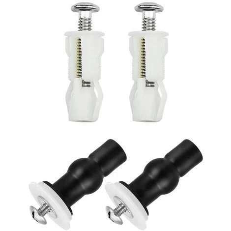 4 Pcs Toilet Seat Hinge Fasteners, Toilet Lid Expansion Screws Toilet Seat Fastener Toilet Seat Screws Set, Toilet Lid Replacement Parts 3 4 Pcs Toilet Seat Hinge Fasteners, Toilet Lid Expansion Screws Toilet Seat Fastener Toilet Seat Screws Set, Toilet Lid Replacement Parts