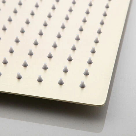 Ensemble De Douche Encastrable Doré Brossé 30cm30cm Système De Douche 2 Fonctions Mitigeur De Douche Avec Pommeau De Douche En Laiton Kit Douche Encastrable Plafond 5 Ensemble De Douche Encastrable Doré Brossé 30cm30cm Système De Douche 2 Fonctions Mitigeur De Douche Avec Pommeau De Douche En Laiton Kit Douche Encastrable Plafond - Image 3