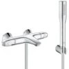 Grohe Bath/shower Set Grohtherm 1000 Thermostatic Mixer + Euphoria Cosmopolitan 1 Jet Stick Shower, Chrome (34155003-Euphoria) -Bathroom Supplies Store 94931075 1