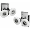 23mm Shower Roller 2 Pieces Up And Down Shower Door Rollers 23mm Shower Door Rollers Sliding Shower Door， -Bathroom Supplies Store 95348923 1