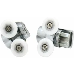23mm Shower Roller 2 Pieces Up And Down Shower Door Rollers 23mm Shower Door Rollers Sliding Shower Door， -Bathroom Supplies Store 95348923 4