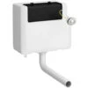 Nuie White Dual Flush Concealed Cistern With Bottom Inlet- XTY008B -Bathroom Supplies Store 95411570 1