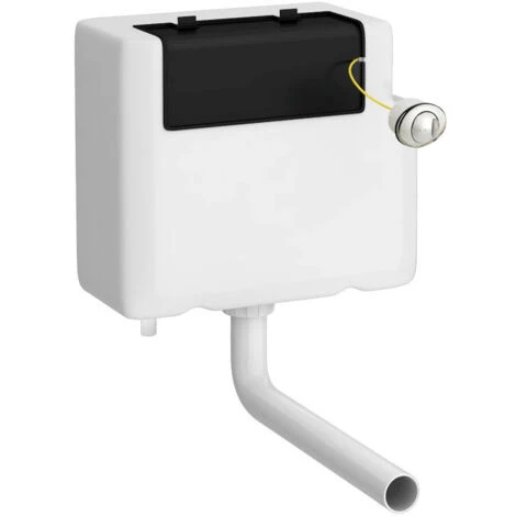 Nuie White Dual Flush Concealed Cistern With Bottom Inlet- XTY008B 3 Nuie White Dual Flush Concealed Cistern With Bottom Inlet- XTY008B