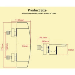 Wall Mounted Waterfall Bathtub Mixer Tap Bathtub Faucet Wall Mounted Waterfall Shower Head Hot And Cold Bathtub Faucet (Gold) -Bathroom Supplies Store 95708932 3